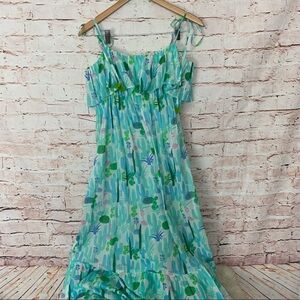 Nimo With Love Cactus Maxi Dress Size Medium